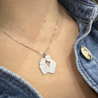 collana famiglia argento personalizzata