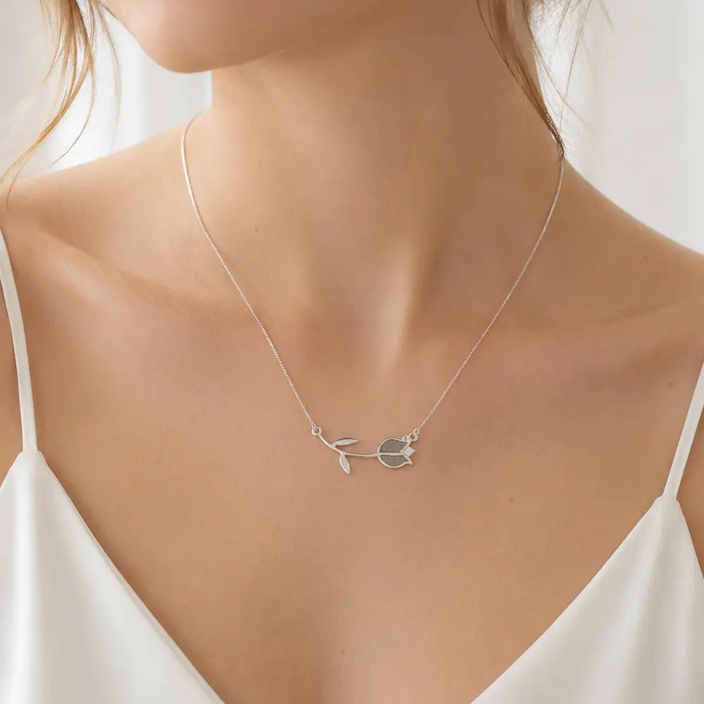 Collana Tulipano in Argento 925