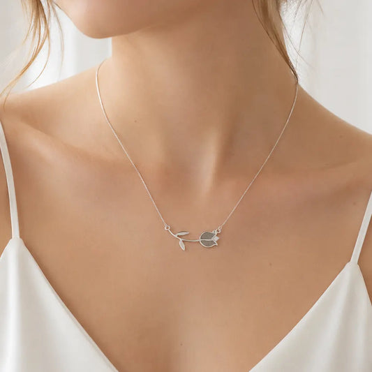Collana Tulipano in Argento 925