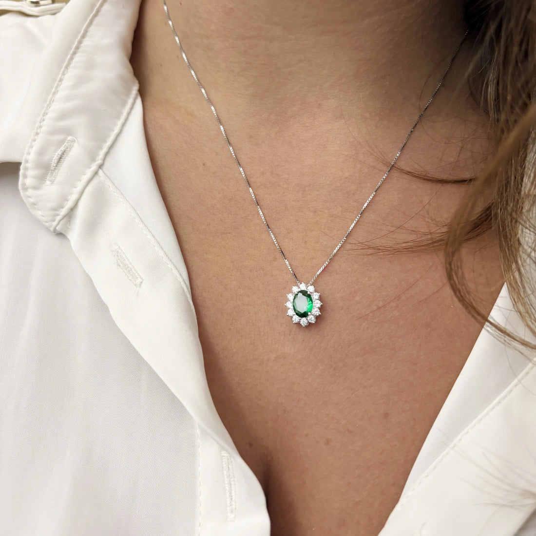 Collana Kate Argento 925