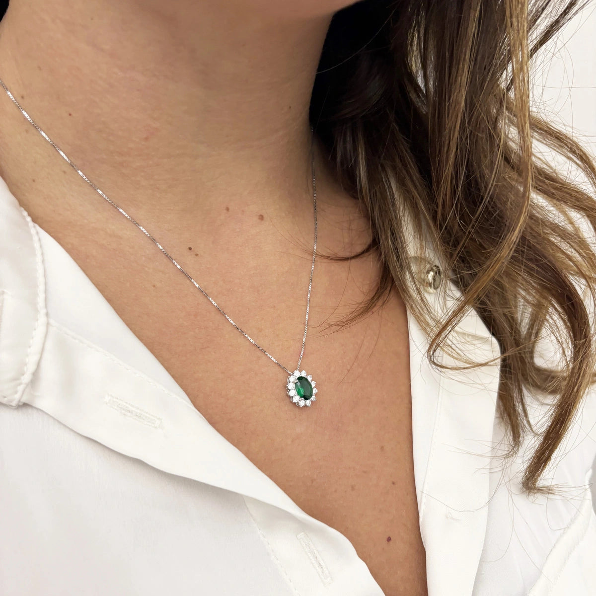 Collana Kate Argento 925