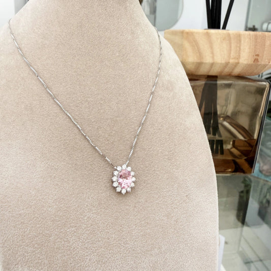Collana Kate Argento 925 Rosa
