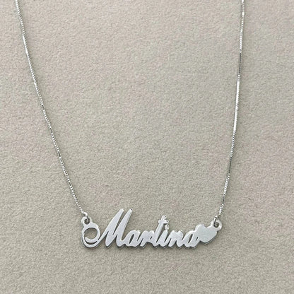 collana nome con cuore anatomico collana nome con cuore anatomico