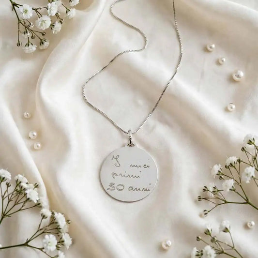 Collana Personalizzata Scritta a Mano in Argento 925