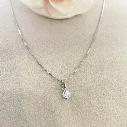 collana punto luce argento