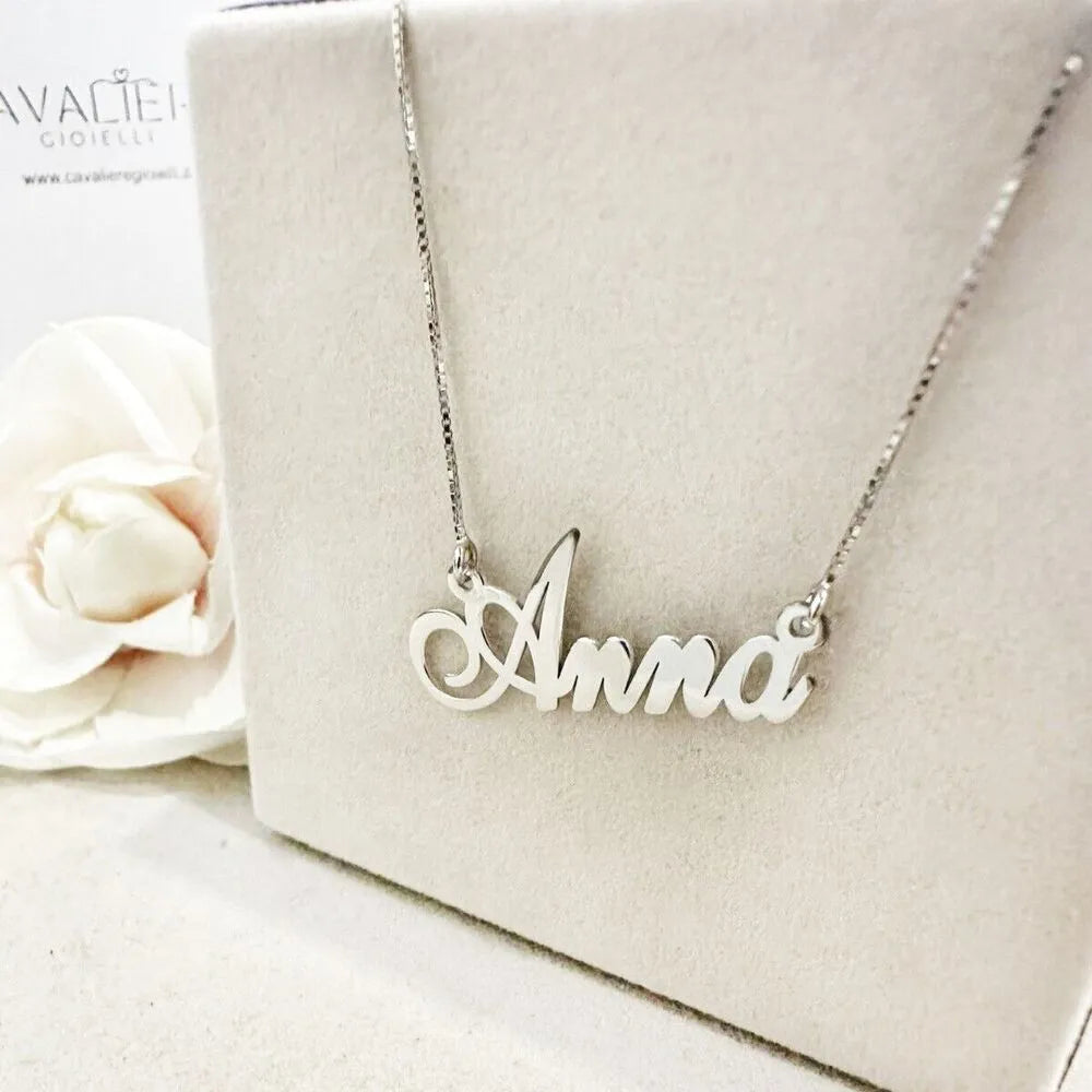 collana con nome in argento 925
