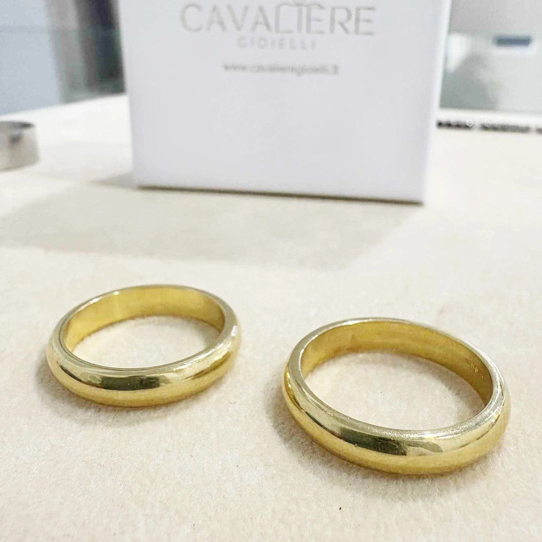 Fedi Nuziali Argento 925 Coppia 10 Grammi
