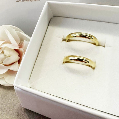 Fedi Nuziali Argento 925 Coppia – Cavaliere Gioielli