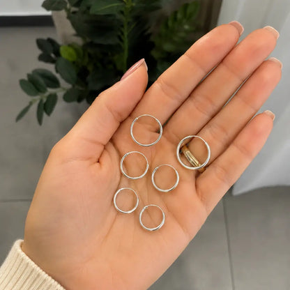 Orecchini Cerchio Argento 925