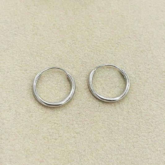 orecchini a cerchio in argento 925