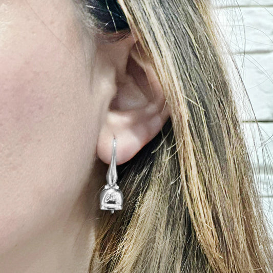 orecchini con campanella capri argento 925