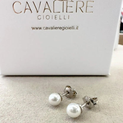 orecchini perle argento 925
