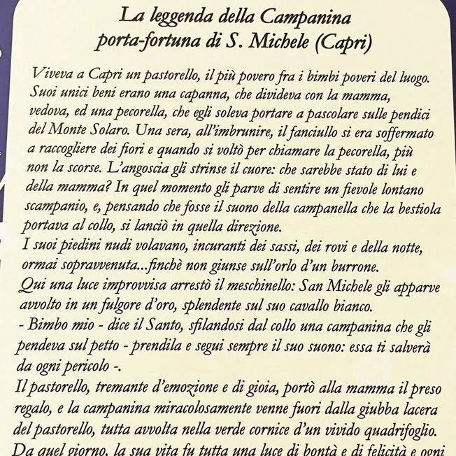 storia campanella di capri